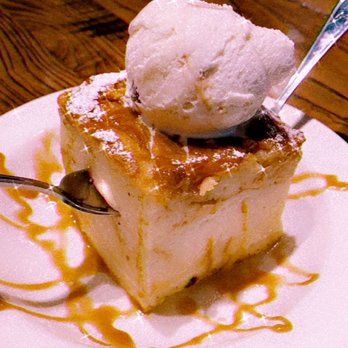Local Goat - White Chocolate Bread Pudding & Seasonal Ice Cream - New American Near Me - Pigeon Forge, Tennessee Local Goat - White Chocolate Bread Pudding & Seasonal Ice Cream - New American Near Me - Pigeon Forge, Tennessee