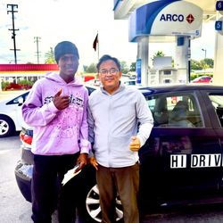 Hi Driving School - My son with his instructor