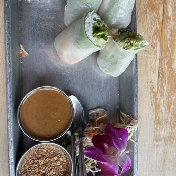 Thai Orchid Restaurant - Spring roll with Peanut Sauce - Sushi Bars Near Me - Vancouver, Washington Thai Orchid Restaurant - Spring roll with Peanut Sauce - Sushi Bars Near Me - Vancouver, Washington