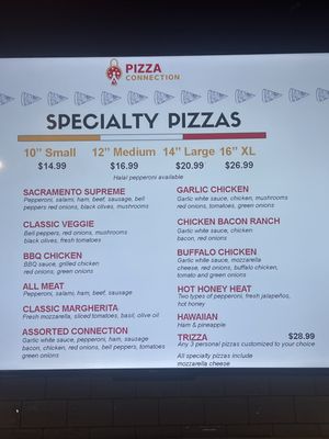 Menu photo 2 Sacramento Pizza Connection Sacramento, CA