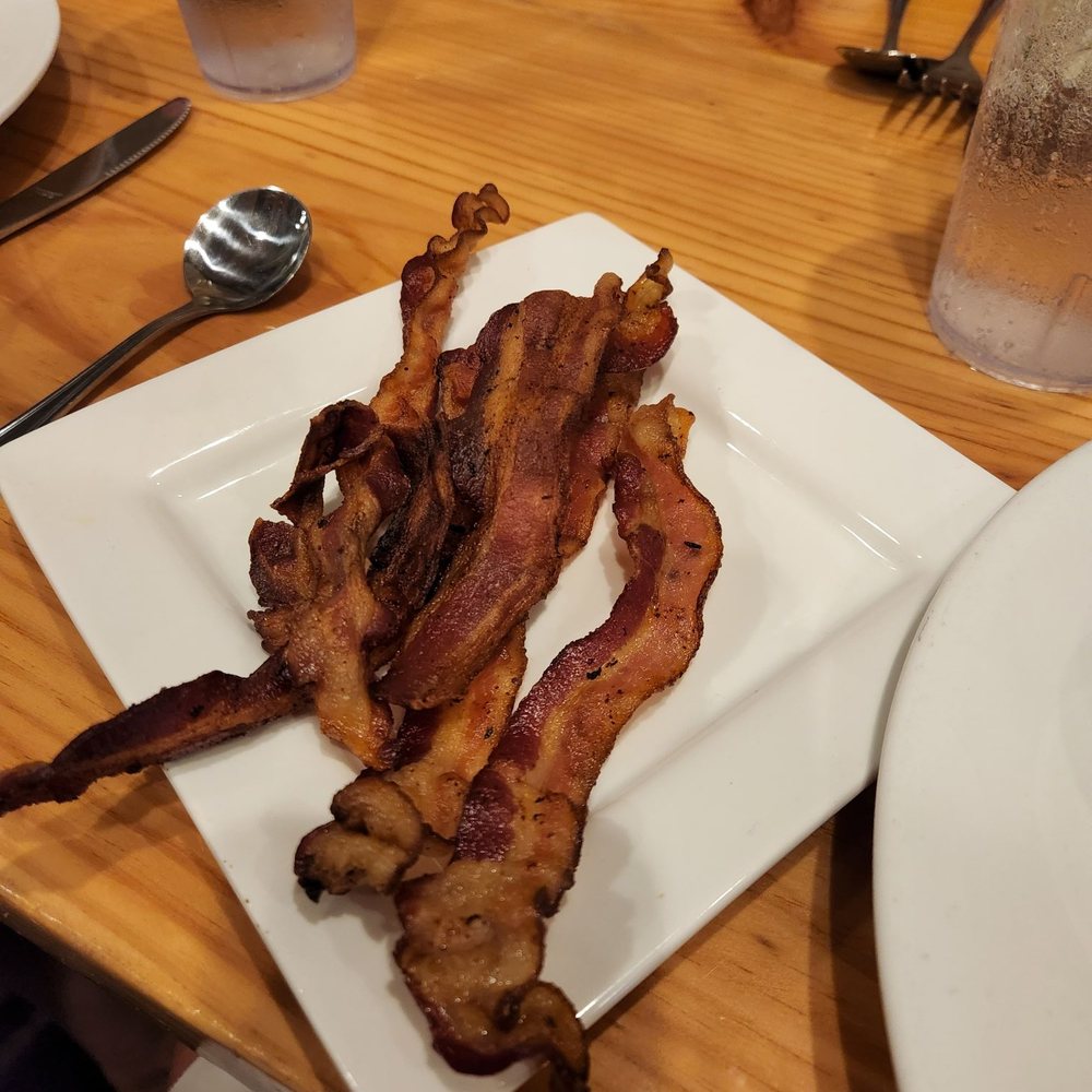 Rustic Table - Crispy bacon side. YUM! - Southern Near Me - Pawleys Island, South Carolina Rustic Table - Crispy bacon side. YUM! - Southern Near Me - Pawleys Island, South Carolina