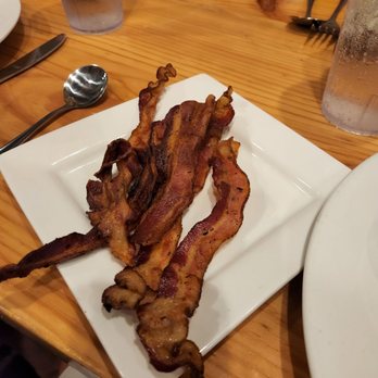 Rustic Table - Crispy bacon side. YUM! - Southern Near Me - Pawleys Island, South Carolina