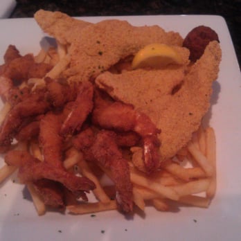 Dons Seafood - Covington - Cajun seasoned catfish and shrimp. With fries. And a great hushpuppie.. :D - Seafood Near Me - Covington, Louisiana Dons Seafood - Covington - Cajun seasoned catfish and shrimp. With fries. And a great hushpuppie.. :D - Seafood Near Me - Covington, Louisiana