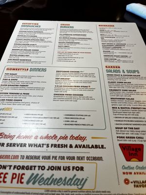 Menu photo 1 Village Inn Altoona, IA