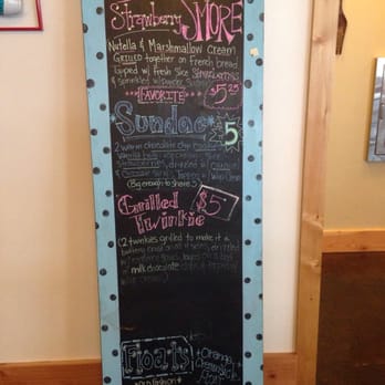 Cravings Bistro - Amazing dessert menu. Didn't notice it till after eating here a 2nd time! Whooooooaaaa yes I must try this twinkiea dish - Salad Near Me - Pleasant Grove, Utah