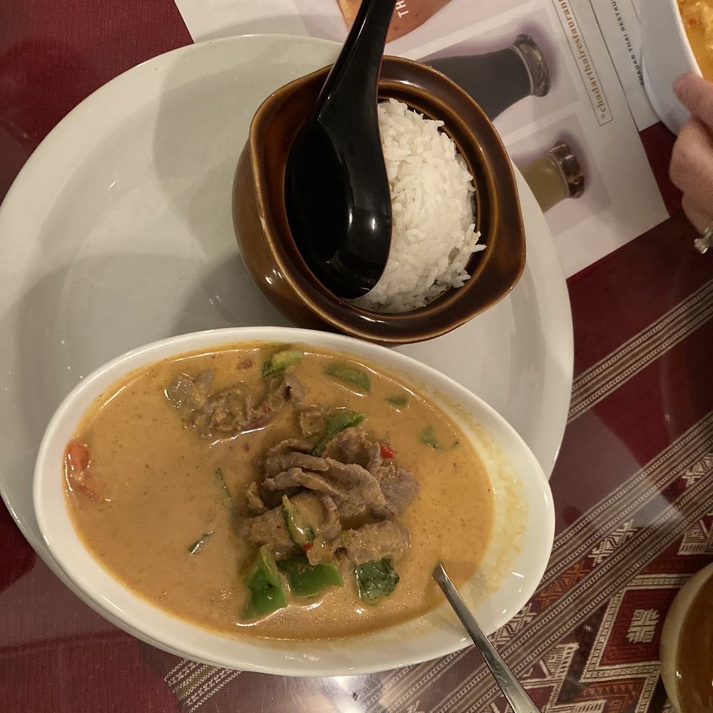 Chadar Thai Restaurant - C4. Panang Curry with beef.  Very tasty! - Thai Near Me - Richmond, Virginia