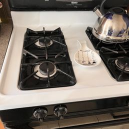Stove is cleaned! Stove is cleaned!
