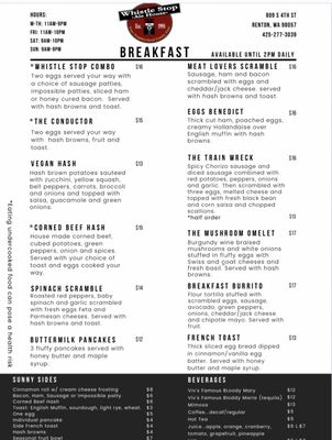 Menu photo 2 Whistle Stop Ale House Renton, WA Menu photo 2 Whistle Stop Ale House Renton, WA