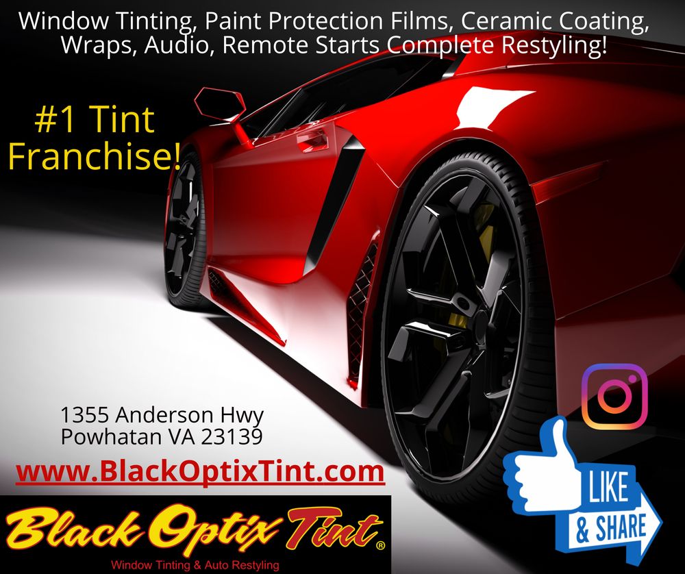 BLACK OPTIX TINT Updated July 2024 Request a Quote 1355 Anderson