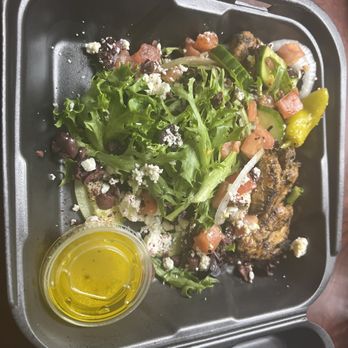 Thyme on Section - Greek salad add grilled chicken - New American Near Me - Fairhope, Alabama Thyme on Section - Greek salad add grilled chicken - New American Near Me - Fairhope, Alabama