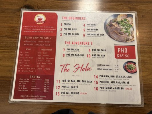 Menu photo 1 PhoHolic Costa Mesa, CA Menu photo 1 PhoHolic Costa Mesa, CA