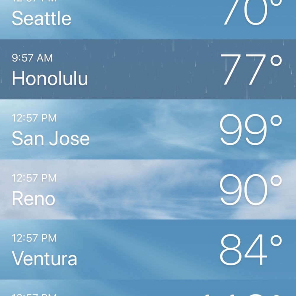 31 degrees cooler here than in Los Angeles. And notice, Los Angeles was hotter than Vegas. Crazy!!! 31 degrees cooler here than in Los Angeles. And notice, Los Angeles was hotter than Vegas. Crazy!!!