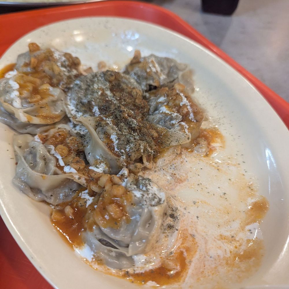 Mantu, I forgot to take a picture before digging in Mantu, I forgot to take a picture before digging in