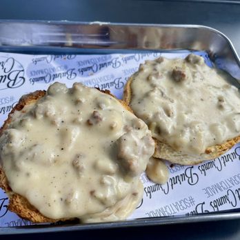 Burnt Crumbs - Buttermilk Biscuit and House Gravy - New American Near Me - Irvine, California