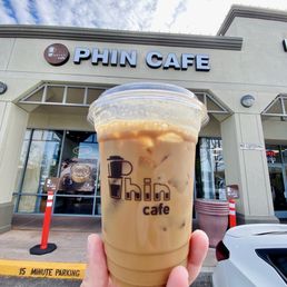Traditional Vietnamese iced milk coffee