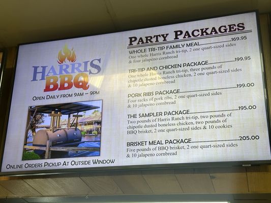 Menu photo 2 Harris BBQ Coalinga, CA Menu photo 2 Harris BBQ Coalinga, CA