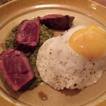 Mabel Gray - Bison with crispy potatoes and fried duck egg (tasting course 5) - New American Near Me - Hazel Park, Michigan