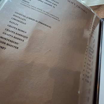 Da Lino - Menu 2025 - Italian Near Me - Florence, FI