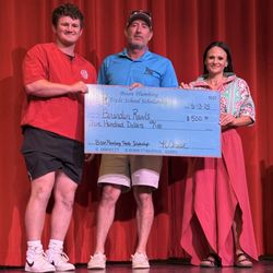 Bison Plumbing - Bison Plumbing awards a trade school scholarship to a student at Davis High School.