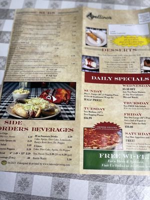 Menu photo 2 Avellino's Pizza Southaven, MS Menu photo 2 Avellino's Pizza Southaven, MS