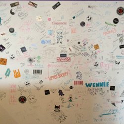 Vapor City - Wall of Frame, Thanks to all have came and signed the wall. Vapor City