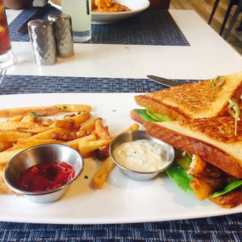 All Set Restaurant & Bar - Fried Fish Sandwich. - New American Near Me - Silver Spring, Maryland