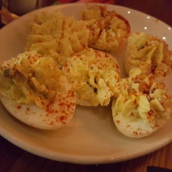 The Pit - Deviled eggs needed a little more mayo to give it a bit more creamy taste! - Barbeque Near Me - Raleigh, North Carolina The Pit - Deviled eggs needed a little more mayo to give it a bit more creamy taste! - Barbeque Near Me - Raleigh, North Carolina