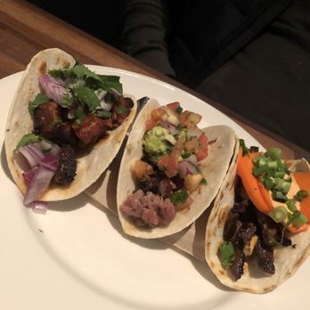 Yard House - Asada Single Taco Al Pastor Taco ,Taco Grilled Korean Beef Taco - New American Near Me - Lynnfield, Massachusetts Yard House - Asada Single Taco Al Pastor Taco ,Taco Grilled Korean Beef Taco - New American Near Me - Lynnfield, Massachusetts