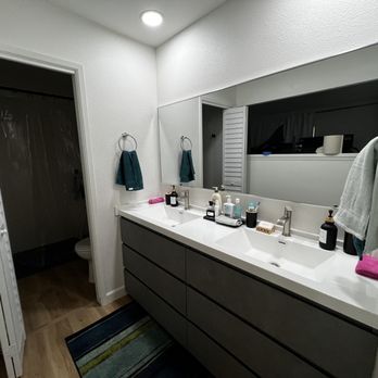 Friendly Remodeling - AFTER:  Master Vanity - General Contractors Near Me