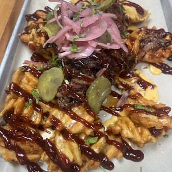 Craft by Smoke & Fire - Pasadena - Mountain High Loaded Fries (w/Prime Brisket) - Barbeque Near Me - Pasadena, California Craft by Smoke & Fire - Pasadena - Mountain High Loaded Fries (w/Prime Brisket) - Barbeque Near Me - Pasadena, California