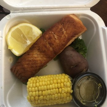 Red Crab - Juicy Seafood - G2. Grilled Salmon - Seafood Near Me - Joliet, Illinois Red Crab - Juicy Seafood - G2. Grilled Salmon - Seafood Near Me - Joliet, Illinois