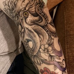 Fallen Heroes Tattoo & Piercing - My octopus is my absolute favorite so far and I get most of the compliments on this one