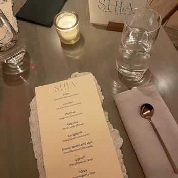 SHIA - Menu - Korean Near Me - Washington, DC, District of Columbia