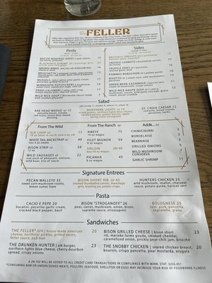 Menu photo 2 Feller Stillwater, MN