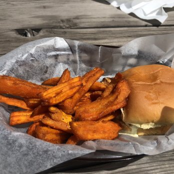 Marley's Gourmet Sliders - MIK slider with sweet potato fries - Burgers Near Me - Lindon, Utah Marley's Gourmet Sliders - MIK slider with sweet potato fries - Burgers Near Me - Lindon, Utah