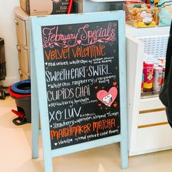 Falls Coffee - Special drinks menu