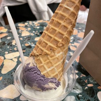 Sampaguita - Ube Latte & Sampaguita flavors + Waffle Cone - Ice Cream & Frozen Yogurt Near Me - Orlando, Florida Sampaguita - Ube Latte & Sampaguita flavors + Waffle Cone - Ice Cream & Frozen Yogurt Near Me - Orlando, Florida