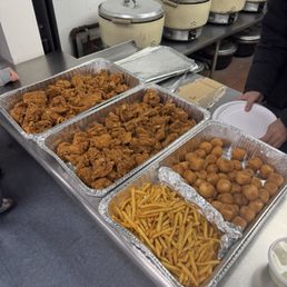 2 *Party Classic BONELESS - EXTRA LARGE  Honey Butter Fries and Cheeseballs