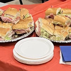 Don's Sandwich Shop - One tray with onions, one without of Italian Subs