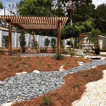 Pitchford Design and Landscape - Dry river bed with Japanese style landscape - Landscaping Near Me Pitchford Design and Landscape - Dry river bed with Japanese style landscape - Landscaping Near Me