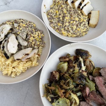 Flower Child - Chicken / tofu (quinoa corn) / steak with Brussels - Salad Near Me - Charlotte, North Carolina Flower Child - Chicken / tofu (quinoa corn) / steak with Brussels - Salad Near Me - Charlotte, North Carolina