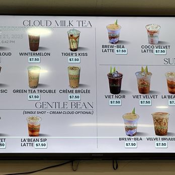 LA bean - Menu - Vietnamese Near Me - Bellevue, Washington