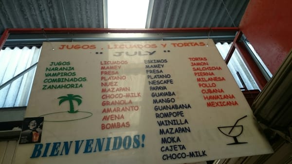 Menu photo 2 July Tlalnepantla, MEX