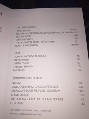 Menu photo 2 Hotel Diplomat Stockholm, AB