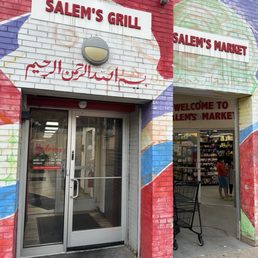 Exterior outside entrance of Salem's Market & Grill - The front of the restaurant/store. - Pittsburgh, Pennsylvania Exterior outside entrance of Salem's Market & Grill - The front of the restaurant/store. - Pittsburgh, Pennsylvania