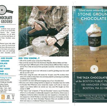 Taza Chocolate - contact details - Chocolatiers & Shops Near Me - Somerville, Massachusetts Taza Chocolate - contact details - Chocolatiers & Shops Near Me - Somerville, Massachusetts