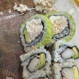 Alaskan roll with no salmon??!!