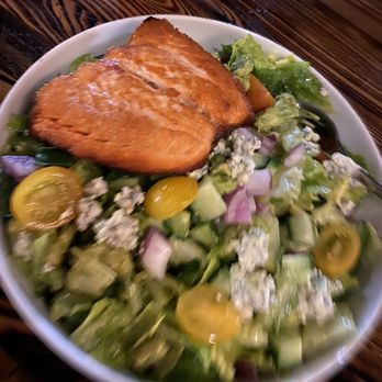 Bosscat Kitchen & Libations - Chopped avocado salad with salmon - New American Near Me - Irvine, California Bosscat Kitchen & Libations - Chopped avocado salad with salmon - New American Near Me - Irvine, California