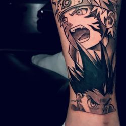 Precision Ink Tattoo Company - Naruto and gon two anime characters that I love