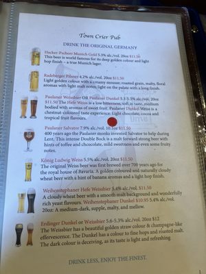 Menu photo 3 Town Crier Pub Toronto, ON Menu photo 3 Town Crier Pub Toronto, ON
